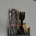 Dan Technology 1.5 Inch Titanium-Ceramic Hot Air Thermal Brush, Heated Round Barrel Blowout Brush with Negative Ions for Smooth Volume & Shiny Hair, Gentle Airflow, 2 Speeds & 3 Heat Settings, 120V