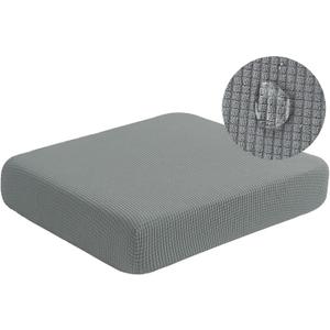 Water Repellent Sofa Seat Cushion Covers High Stretch Furniture Protector (Sofa Cushion, Dove Grey)
