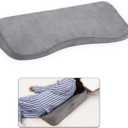 TANYOO Long Wedges for Bed Positioning Pillow for After Surgery Curved Shaped Medical Wedge Pillows for Seniors to Prevent Bed Sore and Improve Healing Process No-Slip Bottom Height 5 Inch