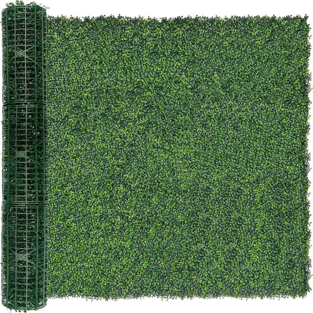 Artificial Ivy Privacy Fence Screen: 72"x 144" (72 SQFT) 4-Layer Leaf UV-Anti Faux Greenery Boxwood Backdrop Ivy Vine Leaf Panels for Outdoor, Indoor, Garden, Backyard and Decor