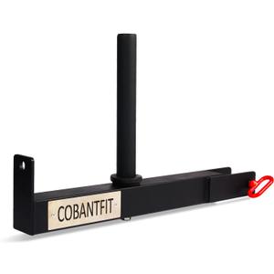 14 Long Post Length Belt Squat Attachment For Racks Fits 2" x 2", 3" x 2", 3" x 3" Racks And Rack Hole Diameters of 5/8" Or Larger 1'' And 2 Weight Plates Required