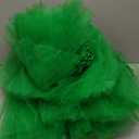 6 PCS Adult Tutus Skirts for Women Tutu Skirt Elastic Tulle Tutu Colored Tutus for Dance Runners Halloween Party (Green)