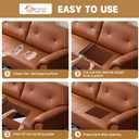 Leather Repair Patch, 17X79 Inch Self Adhesive Leather Repair Tape, Large Vinyl Patch Kit for Couches, Sofa, Furniture, Car Seats, Office Chairs, Cabinets, HandbagsDark Brown, 17X79 Inch