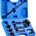Orion Motor Tech Wheel Bearing Puller Tool Kit Compatible with Harley Davidson Motorcycles, Wheel Bearing Remover Installer Tool Set for 0.75" 1" 25mm Bearings Compatible with Hogs from 2000 (blue)