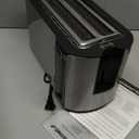 Elite Gourmet ECT-3100 Long Slot 4 Slice Toaster, Reheat, 6 Toast Settings, Defrost, Cancel Functions, Built-in Warming Rack, Extra Wide Slots for Bagels & Waffles, Stainless Steel & Black (Black & Stainless Steel)