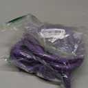 Long Dog Leash 15 FT: Heavy Duty Rope Leashes for Dogs Training with Swivel Lockable Hook Reflective Threads Bungee and Padded Handle - Dog Lead for Large Small Medium Dogs Outside Walking Hiking (Purple)