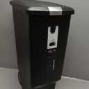 Simplehuman 40 Liter / 10.6 Gallon Slim Kitchen Step Trash Can With Secure Slide Lock, Black Plastic