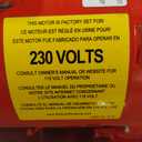 Red Lion RL-SPRK150 115/230 Volt, 1.5 HP, 71 GPM Cast Iron Sprinkler/Irrigation Pump with Thermoplastic Impeller, Red, 97101501
