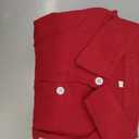 Gauze Tops for Women' Loose Fit Cotton Linen Long Sleeve Top Button Down Casual Collared Blouses with Chest Pocket (XL)