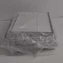 SNSLXH 5 Pack Stackable Closet Storage Basket, Multifunctional & Foldable Closet Organizer for Bathroom Kitchen Laundry Room Wardrobe Storage, Space-Saving Clothes Storage Drawer Organizer, White