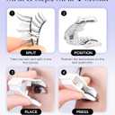 BEYELIAN Magnetic Eyelashes with Applicator Kit, Reusable Natural Look 3D Lashes, No Glue Needed Soft Magnetic Lashes for Eye Makeup-25B (Lightweight & Comfortable)