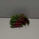 Small Christmas Wreath, 6 Pcs Mini Christmas Wreaths for Cabinets, Small Cabinet Wreaths for Kitchen Cabinet Window Door Farmhouse Christmas Party Decorations Candle Rings Fireplaces (G)