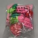 24 Pcs Furry Valentines Decorations 3.14 Inch Including 12 Pcs Plush Heart Ornaments and 12 St. Patrick Day Shamrocks Fuzzy Hanging Clover Mini Pillow Soft for Tree Wedding Anniversary Party