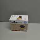 bella Snack-n-Store Mini Waffle Maker, EverGood Ceramic Nonstick Coating, Cord Wrap, Ready Indicator Light & Cool Touch Handles, Stackable Design & Customizable Plates, 350 Watt, Oatmilk (4)