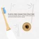 Bamboo Electric Toothbrush Heads, Plant-Based Soft Bristles Electric Toothbrush Replacement Heads, Compatible with Philips Sonicare (Mix and Match 3 Colors)