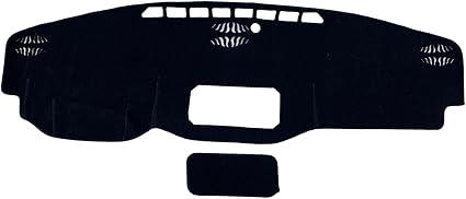 Dash Cover Mat for 2022-2024 2025 Toyota Tundra Dashboard Cover Mat Dash Carpet Protector Custom Fit Center Console Cover Sunshade Protector 2025 Tundra Accessories Pad No Glare (Black)