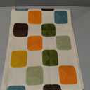 13"x 72" Embroidered Canvas Table Runner, Mosaic