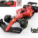 Voltz Toys Authentic Licensed 1:12 Ferrari F1 75 Remote Control Car - F1 Collection RC car Series for Kids and Adults - 2.4GHz RC Car for Gift (1:12 Ferrari F1 75)