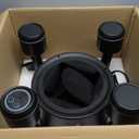 F10 Robotic Surface Skimmer, Pool Cleaner with Powerful Suction, Dual Motor, 5L Filter, Dual Cleaning Modes, Smart App Control, One-Tap Docking, LED, AI Navigation, for Pools up to 538 Sq.Ft. (Black)