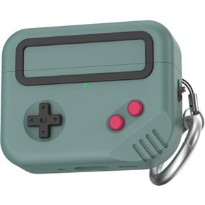 for AirPods Pro 3 Case - 2025 Silicone Game Console Design Case for Apple AirPods Pro 3rd Generation, Cute Airpod Pro 3 Cover for Men/Women (Pine Green)