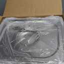 VEVOR 8 Pack Hotel Pans with Lids, 1/2 Size Anti-Jam Steam Pan, 0.8mm Thick Stainless Steel Steam Table Pan, 4-Inch Deep Commercial Table Pan, Catering Storage Food Pan, for Industrial & Scientific