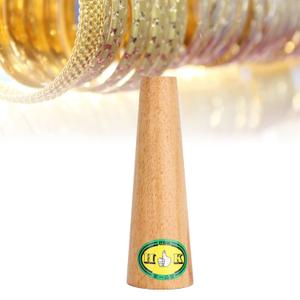 ZJchao Bracelet Mandrel, Round Bracelet Sizing Bangle Mandrel Wire Wrapping Tool Jewelry Deformation Repair Shape Wooden Adjuster Carving Ring Jewelers Casting (2#)