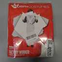 fun shack Mens Chocolate Factory Worker Costume, Chocolate Factory Costume, Candy Costume Adult Men, Movie Character Costumes, Small