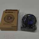 BESKAR USB Clip on Fan, Portable Small Fan with Cord Powered, 3 Speeds Strong Airflow, with Sturdy Clamp, Quiet Personal Desk Fan