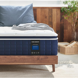 Coolvie Twin XL Mattress 12 Inch, Medium Firm XL Twin Mattress in a Box, Hybrid Individual Pocket Springs with Memory Foam, Cooler Sleep with Pressure Relief and Support