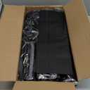 VTRIN Vertical Narrow Shoe Rack Organizer 10 Tier Tall Shoe Shelf Holds 20-22 Pairs with Non-Woven Dustproof Cover for Closet, Entryway Black