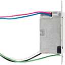Kichler 60W LED Driver and Dimmer Power Supply in White, 24V Low Voltage Lighting Transformer, 6DD24V060WH, (2" W x 4" H x 2" L)