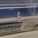 Sistema To Go Collection Bento Box Cube Plastic Lunch and Food Storage Container, 5.3 Cup, Multi-Compartment, Color Varies, BPA Free (42 oz./1.25L)