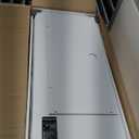 Dresser for Bedroom with 10 Drawers, White Storage Organizer TV Stand for 55" TV with LED Lights and Sockets, Fabric Chest of Drawers with PU Finish for Kid Room, Entryway, Living Room, Hallway