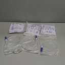 3 Pack Easy-Tap Catheter Leg Bag Urinary Drainage Bag, 500ml, Anti-Reflux Valve, Cloth Straps, Easy Flip Drain 18 Tubing