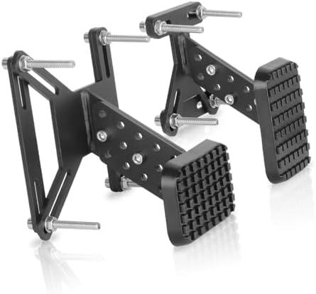 HUGEBO Gas and Brake Pedal Extenders,Universal Anti Slip Accelerator Pedal Extenders for Short People,Adjustable Car Pedal Extenders for Cars,Go Kart,Golf Carts