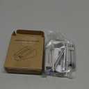 Veharvim Sunglass Holder for Car (2 Pack, One-Handed Operation, Gentle & Secure Hold, Silicone Padded, Universal Fits Sunglass and Car Visor) - Sunglasses Clip for Car Visor (Grey, 2 Pack)