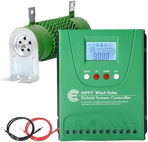 Amazon.com : 2000W Wind Solar Hybrid Charge Controller, 1000W Wind Turbine & 1000W Solar Panel Charge Controller, 12V/24V Battery Off Grid MPPT Boost Charge Regulator with Dump Load for Home Street Light : Patio, Lawn & Garden
