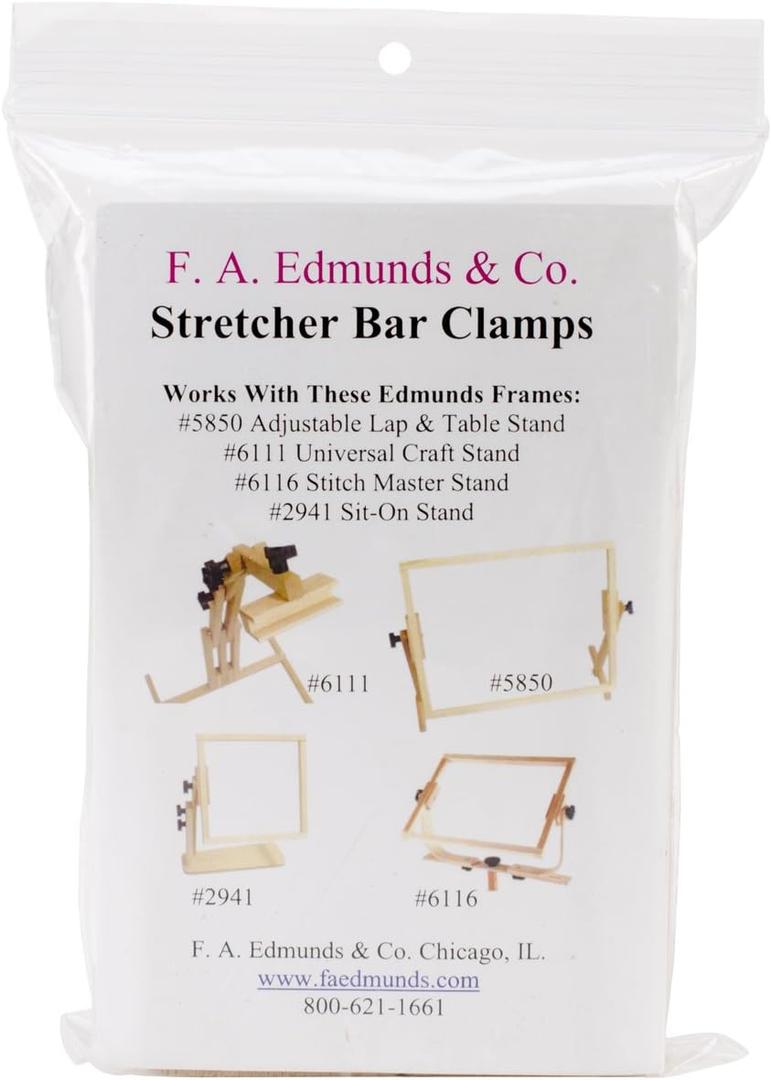 Edmunds Clamp Converts Stitch Stands to Frames for Stretcher Bars