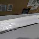 LazBlinds No Drill Zebra Blinds for Windows 32.5" W x 64" H, White