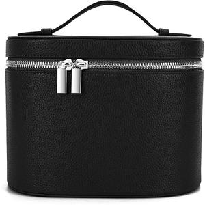 akeup Bag Vanity Case with Removable Divider Travel Toiletry Bag Portable Cosmetic Bag Makeup Organizer Case