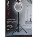8" Ring Light Studio Pro Light, Tripod & Phone Mount Set