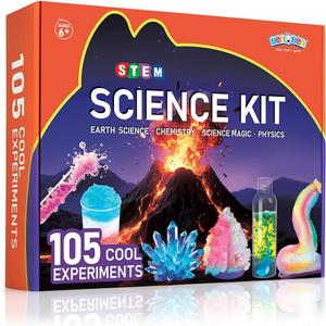 BenBen Science Kits for Kids Age 8-12, Experiments Educational Toy, STEM Toys for 6 7 9 Year Old Boys Girls Birthday Gift, Volcano Science Kit, Chemistry Set for Homeschooling