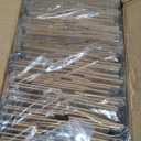 6 Inch 88 Pieces Wood Letters Crafts Wooden Letters,Unfinished Thin Alphabet with Extras for Wall Decor