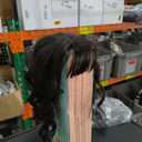 ManeMajesty 12 Inch Natural Wave Wig with Bangs Human Hair Natural Color | 100% Human Hair, Glueless Wear and Go Body Wave Wigs, Dye Bleach Your Style