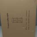 Small Round Side Table - 3-Tier Oval Accent Table for Small Spaces, Rustic Wood and Metal Nightstand for Living Room or Bedroom, with Built-in USB Ports and Power Outlet, Rustic Brown (1-Pack)