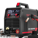 YESWELDER MIG-205DS PRO MIG Welder, 200Amp 110/220V Dual Voltage MIG Welding Machine, 5 in 1 Gas MIG/Flux Core MIG/Spool Gun MIG/Lift TIG/Stick Multi process Aluminum MIG Welder, Spool Gun Compatible