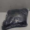 chouyatou Women's Winter Double Breasted Midi Long Wool Pea Coat Notch Lapel Winter Trench Coat (Medium, Black)