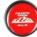 Keyhole Covers for Jeep Wrangler JL Gladiator JT 2018-2025 2026 Door Security Accessories Magnetic Keyhole Door Lock Cover Waterproof Protection Item Black and Red