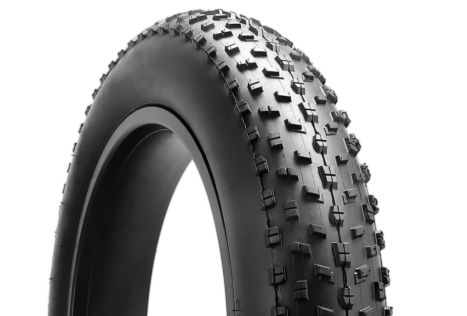 Bike Tire Fat Tire, 20 x 4.0 inch Fat Bike Tire, Folding Bead Electric Bike Tires, Cargo Bike Tire, Compatible Wide Mountain Snow Bike Tire