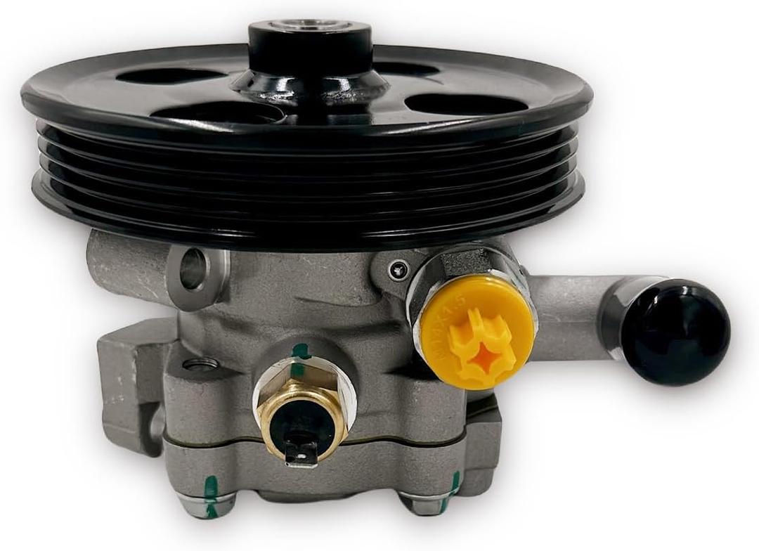 Power Steering Pump with Pulley Compatible with 2010-2012 Ford Fusion,2007-2010 Edge & 2007-2012 Lincoln MKZ,2007-2010 MKX,3.5L 